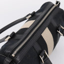 GUCCI GG Canvas Hand Bag Black Silver 000 0851 3754 Auth ep16134-6
