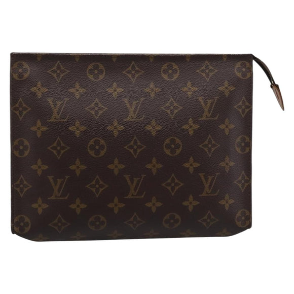 LOUIS VUITTON Monogram Poche Toilette 26 Pouch M47542 LV Auth ep16135A