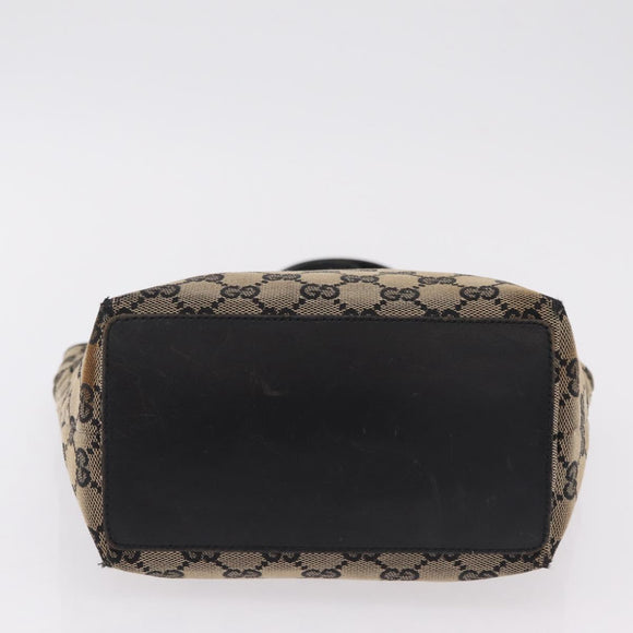 GUCCI GG Canvas Tote Bag Beige Gold 002 1099 Auth ep16137