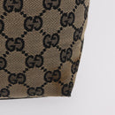 GUCCI GG Canvas Tote Bag Beige Gold 002 1099 Auth ep16137-3