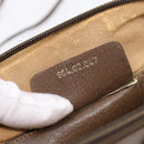 GUCCI GG Supreme Web Sherry Line Bag PVC Beige Gold 904 02 047 Auth ep16142-21