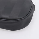 FENDI Pecan Canvas Shoulder Bag PVC Black Gold Auth ep16143-14