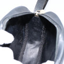 FENDI Pecan Canvas Shoulder Bag PVC Black Gold Auth ep16143-20