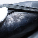 FENDI Pecan Canvas Shoulder Bag PVC Black Gold Auth ep16143-12
