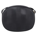 FENDI Pecan Canvas Shoulder Bag PVC Black Gold Auth ep16143-2