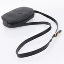 FENDI Pecan Canvas Shoulder Bag PVC Black Gold Auth ep16143-7