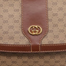 GUCCI Micro GG Supreme Shoulder Bag PVC Beige Gold 001 116 4425 Auth ep16145-14