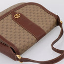 GUCCI Micro GG Supreme Shoulder Bag PVC Beige Gold 001 116 4425 Auth ep16145-6