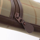 Burberrys Nova Check Shoulder Bag Canvas Beige Gold Auth ep16148-28
