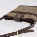 Burberrys Nova Check Shoulder Bag Canvas Beige Gold Auth ep16148-7