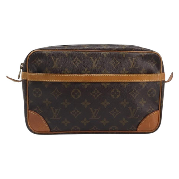 LOUIS VUITTON Monogram Compiegne 28 Clutch Bag M51845 LV Auth ep16150