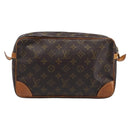 LOUIS VUITTON Monogram Compiegne 28 Clutch Bag M51845 LV Auth ep16150-2