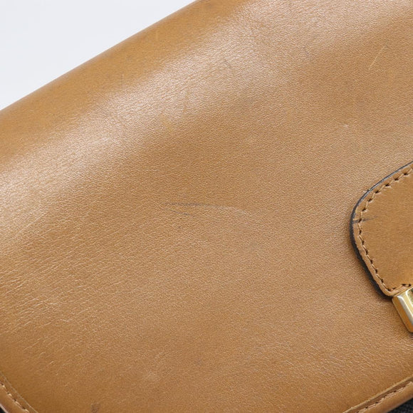 Christian Dior Honeycomb Canvas Shoulder Bag PVC Gold Blue Auth ep16154