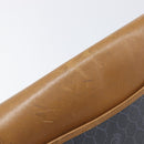 Christian Dior Honeycomb Canvas Shoulder Bag PVC Gold Blue Auth ep16154-11