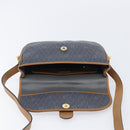 Christian Dior Honeycomb Canvas Shoulder Bag PVC Gold Blue Auth ep16154-21