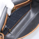 Christian Dior Honeycomb Canvas Shoulder Bag PVC Gold Blue Auth ep16154-12