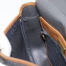 Christian Dior Honeycomb Canvas Shoulder Bag PVC Gold Blue Auth ep16154-24