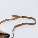 Christian Dior Honeycomb Canvas Shoulder Bag PVC Gold Blue Auth ep16154-14