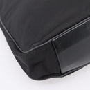 GUCCI Bamboo Hand Bag Nylon 2way Black Silver 001 1577 2615 Auth ep16156-18