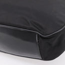 GUCCI Bamboo Hand Bag Nylon 2way Black Silver 001 1577 2615 Auth ep16156-19