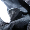 GUCCI Bamboo Hand Bag Nylon 2way Black Silver 001 1577 2615 Auth ep16156-12
