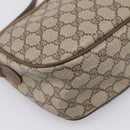GUCCI GG Supreme Web Sherry Line Bag PVC Beige Gold 89 02 077 Auth ep16159-15