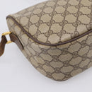 GUCCI GG Supreme Web Sherry Line Bag PVC Beige Gold 89 02 077 Auth ep16159-17