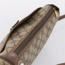 GUCCI GG Supreme Web Sherry Line Bag PVC Beige Gold 89 02 077 Auth ep16159-6