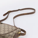 GUCCI GG Supreme Web Sherry Line Bag PVC Beige Gold 89 02 077 Auth ep16159-8