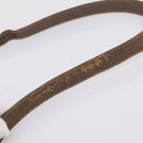 GUCCI GG Supreme Web Sherry Line Bag PVC Beige Gold 89 02 077 Auth ep16159-9