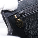 Christian Dior Trotter Canvas Chain Shoulder Bag Black Gold Auth ep16160-23