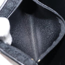 Christian Dior Trotter Canvas Chain Shoulder Bag Black Gold Auth ep16160-24