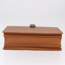 Burberrys Business Bag Leather Brown Gold Auth ep16161-6