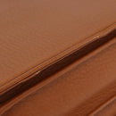 Burberrys Business Bag Leather Brown Gold Auth ep16161-7
