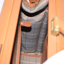 Burberrys Business Bag Leather Brown Gold Auth ep16161-23
