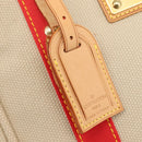 LOUIS VUITTON Antigua Cabas MM Tote Bag Canvas Beige Red M40035 LV Auth ep16163V-18