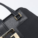 GUCCI Hand Bag Leather Canvas Black Gold 002 1113 Auth ep16164A-10