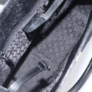 GUCCI Hand Bag Leather Canvas Black Gold 002 1113 Auth ep16164A-11