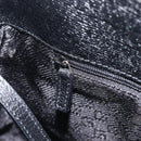GUCCI Hand Bag Leather Canvas Black Gold 002 1113 Auth ep16164A-21