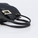 GUCCI Hand Bag Leather Canvas Black Gold 002 1113 Auth ep16164A-7