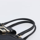 GUCCI Hand Bag Leather Canvas Black Gold 002 1113 Auth ep16164A-8