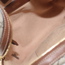 GUCCI GG Supreme Web Sherry Line Backpack PVC Beige Gold 427042 Auth ep16166A-10