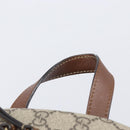 GUCCI GG Supreme Web Sherry Line Backpack PVC Beige Gold 427042 Auth ep16166A-14