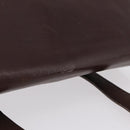 CELINE Hand Bag Leather Brown Gold Auth ep16168-17