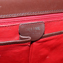 CELINE Hand Bag Leather Brown Gold Auth ep16168-29