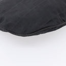 FENDI Zucca Canvas Shoulder Bag Black Auth ep16169-15