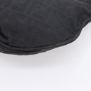 FENDI Zucca Canvas Shoulder Bag Black Auth ep16169-16