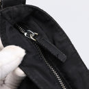 FENDI Zucca Canvas Shoulder Bag Black Auth ep16169-10