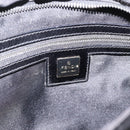 FENDI Zucca Canvas Shoulder Bag Black Auth ep16169-18