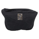 FENDI Zucca Canvas Shoulder Bag Black Auth ep16169-13